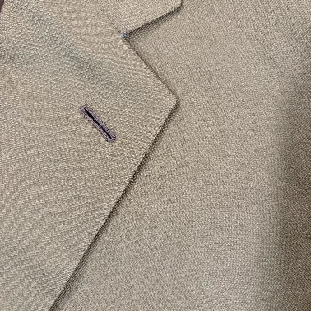 Vintage Brioni Nomentano Blazer Jacket Sport Coat Brown Cashmere Silk Men 42L